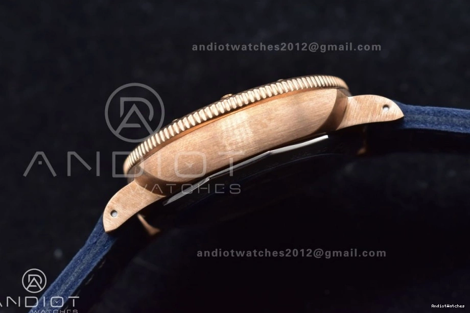 974 Blue Strap Bronzo P.900 Best Breathable Calfskin on PAM1074 VSF W Dial Blue Clone Edition 1:1 0112